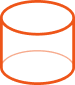 Geometric Cylinder Icon Geometric Cylinder Icon